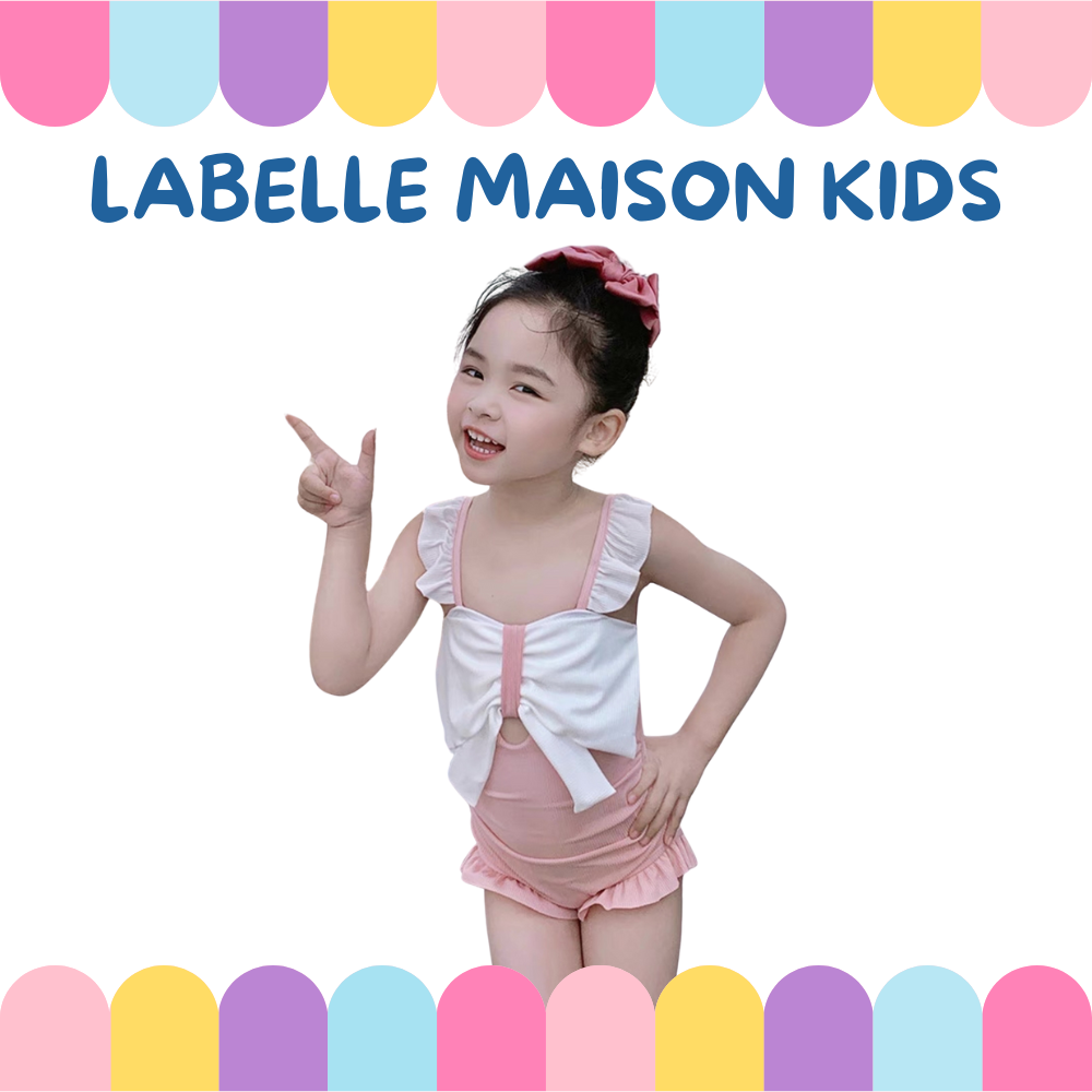 B2 Kids Series Pink Ribbon Swimwear