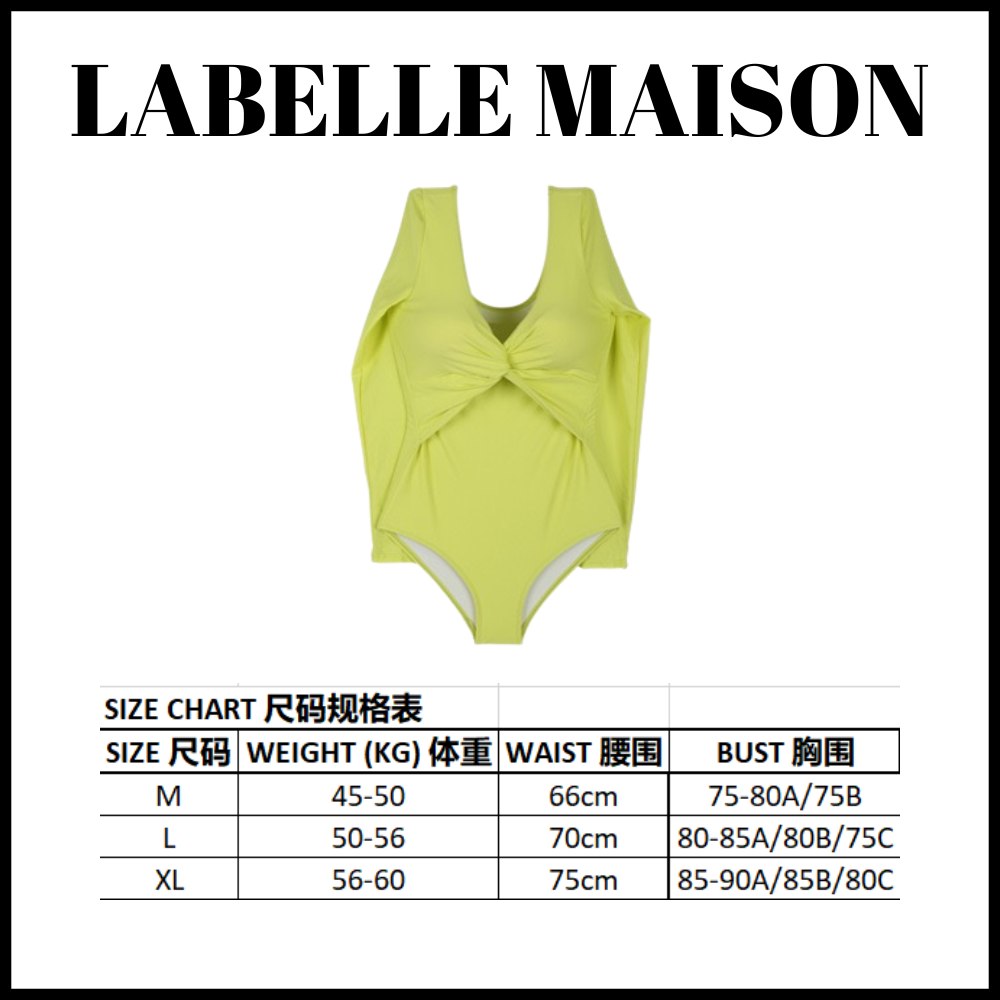 A20 Series Neon Yellow Long Sleeves Bikini