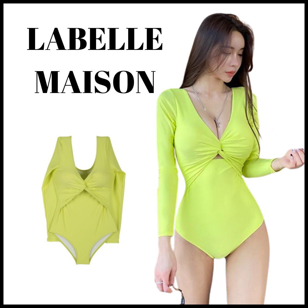 A20 Series Neon Yellow Long Sleeves Bikini