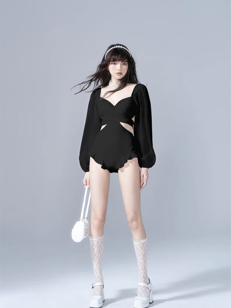 A32 Series Long Puff Sleeves Bikini