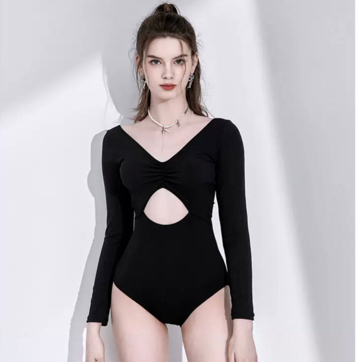 A20 Series Black Long Sleeves Bikini