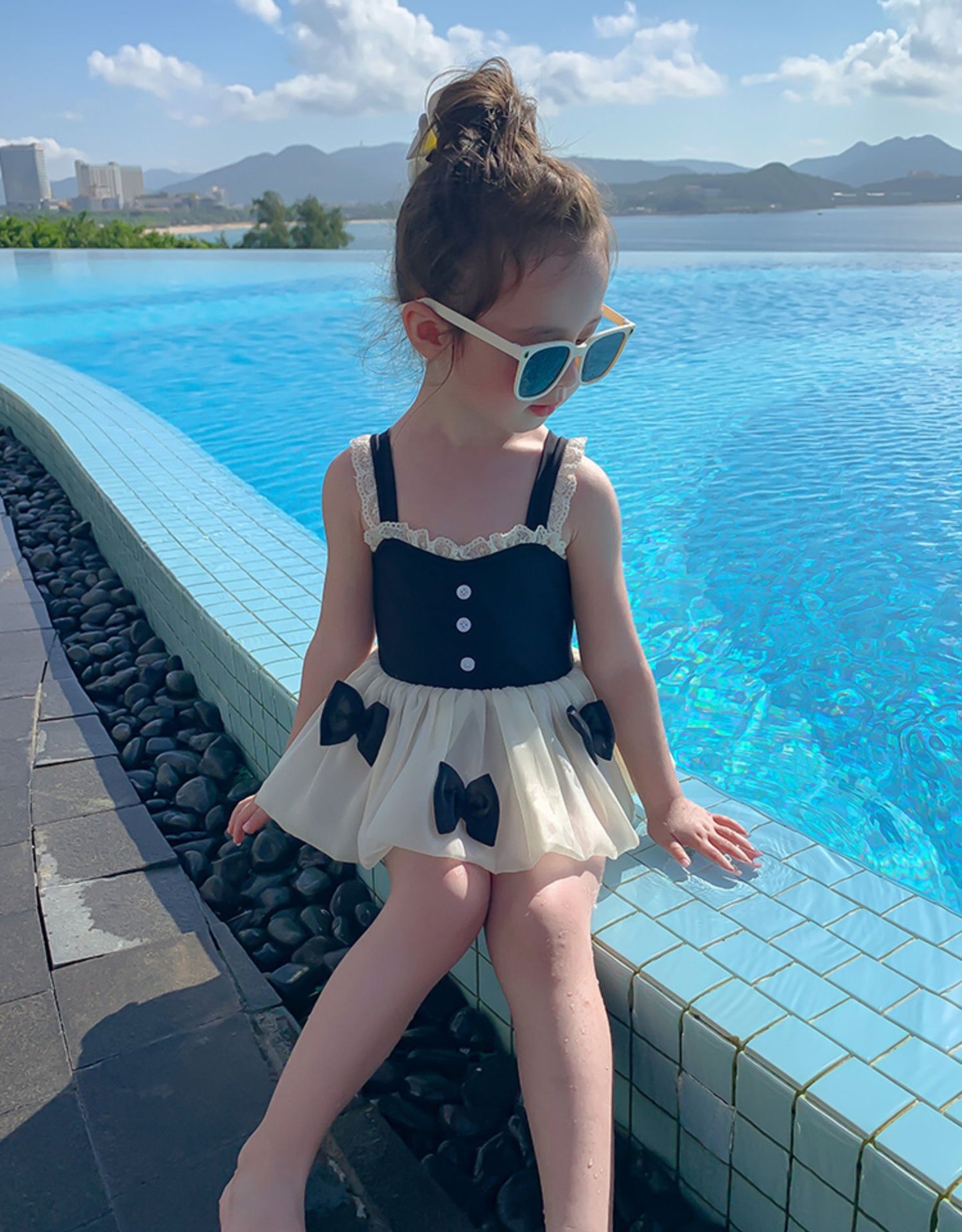 B3 Kids Series Ribbon Dress Swimwear