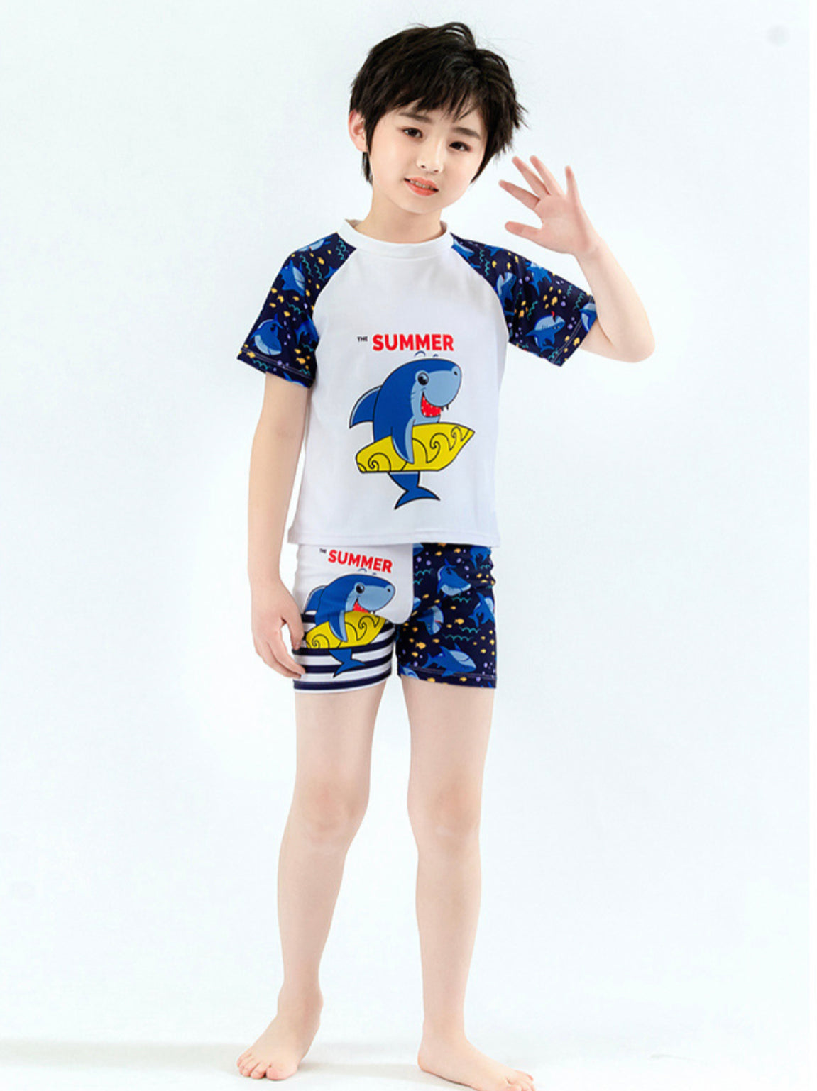 B7 Kids Boy 2pcs Shorts Swimwear