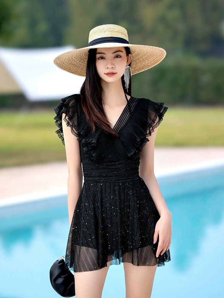 A11 Series Lace Sheer Dress