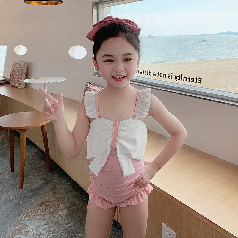 B2 Kids Series Pink Ribbon Swimwear