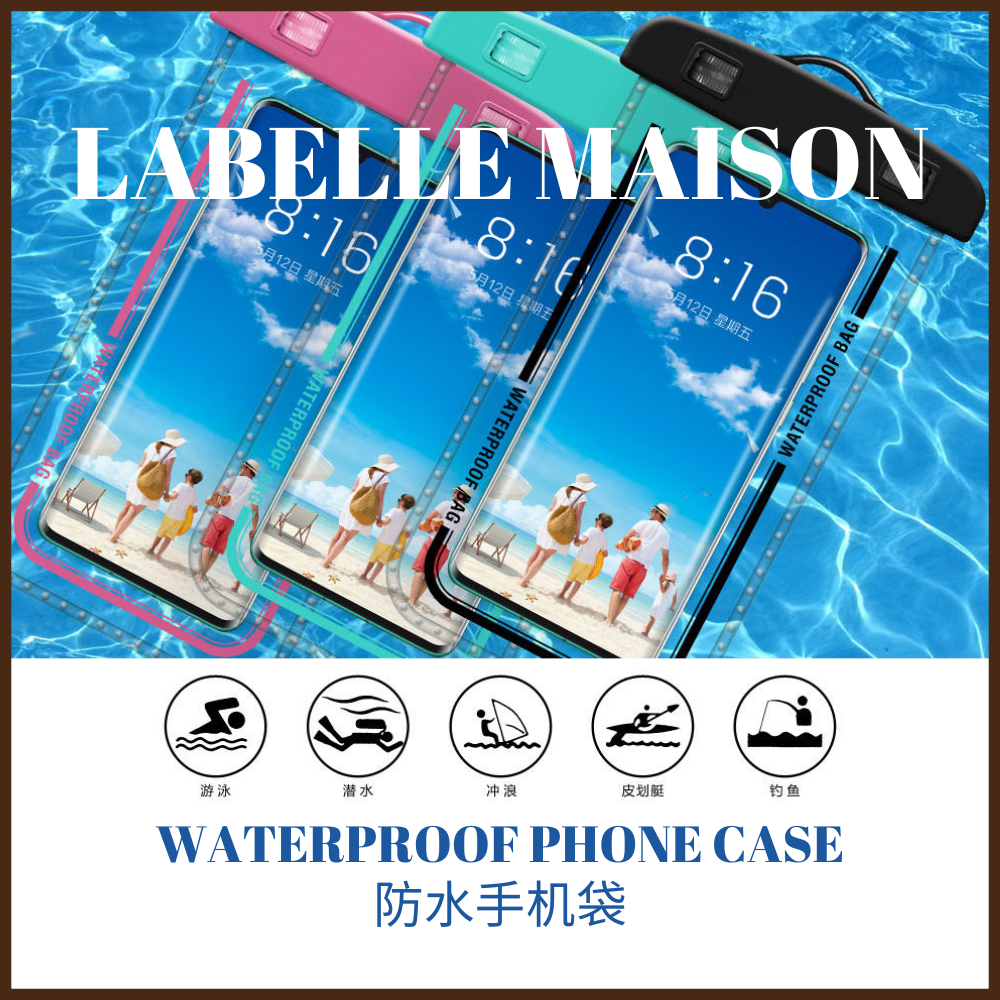 Waterproof Phone Cover with Strap