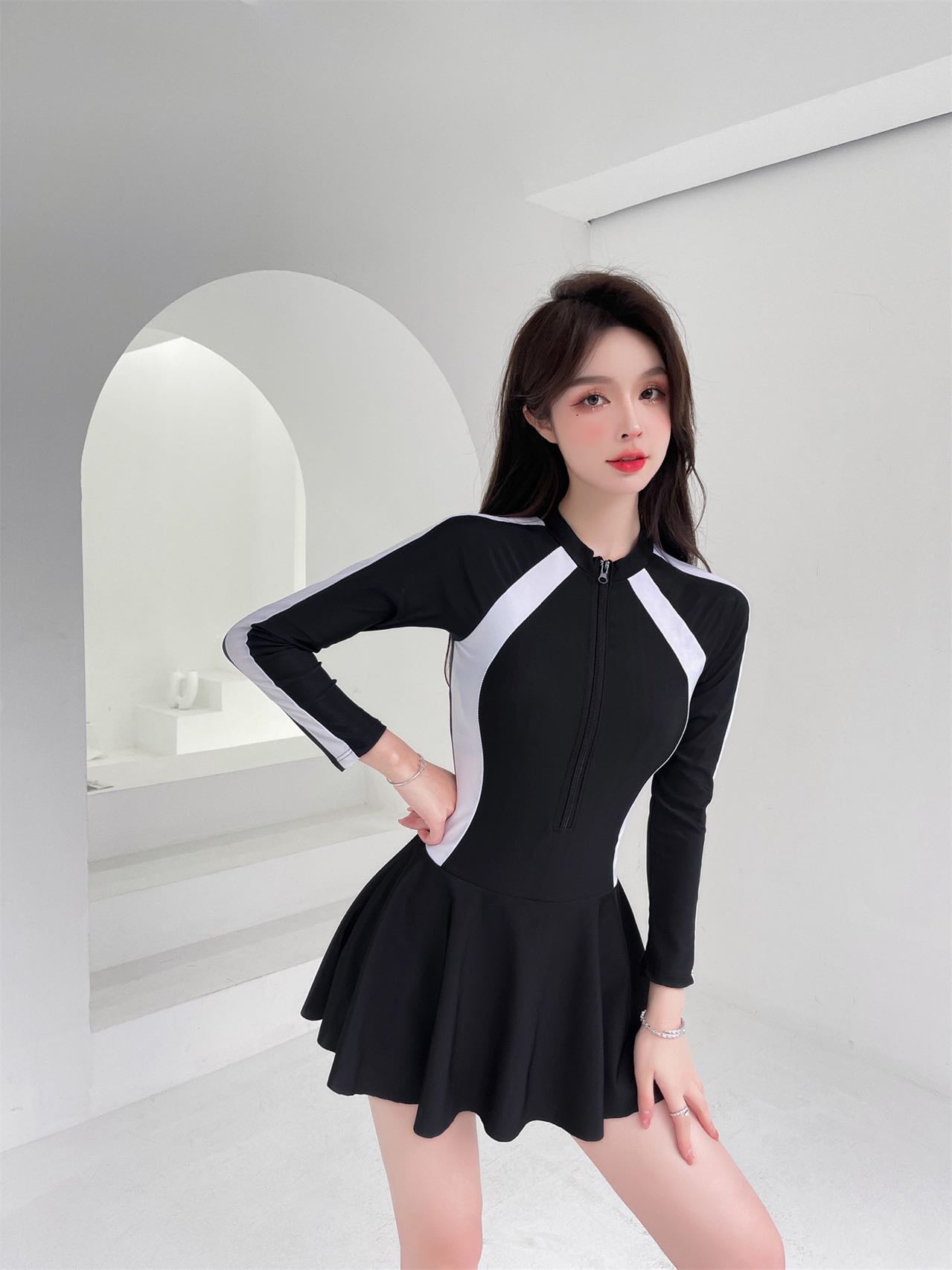 A21 Series Long Sleeves Sporty Dress