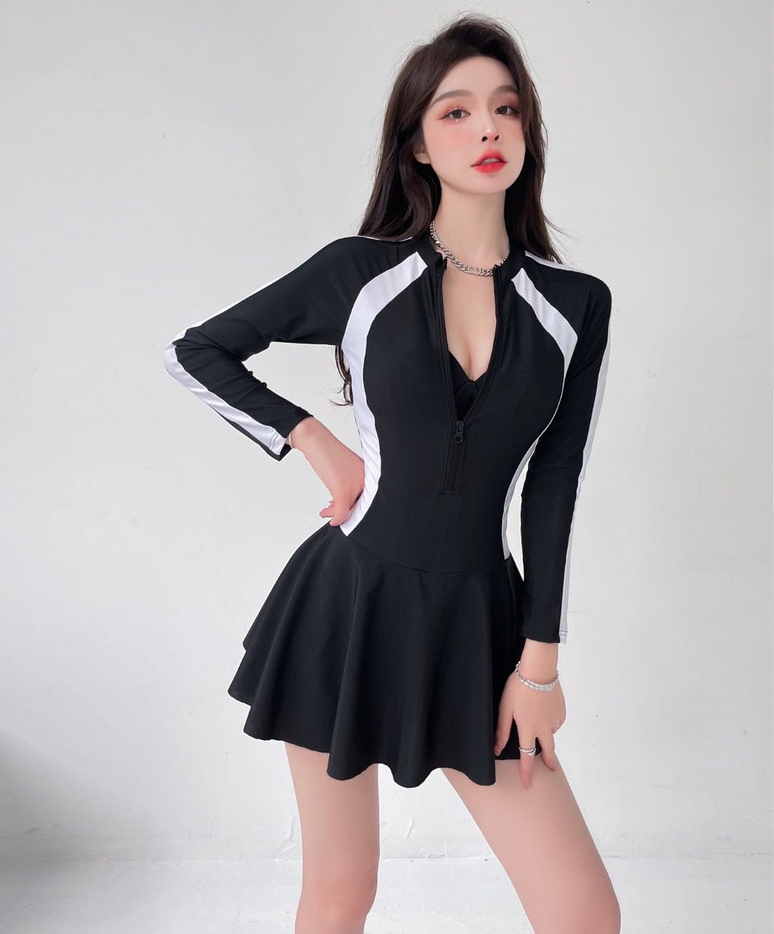 A21 Series Long Sleeves Sporty Dress