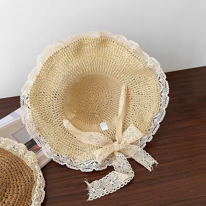 H1 Almond Lace Beach Hats