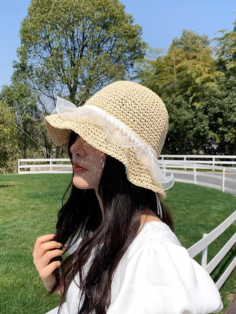 H8 Pearl Lace Beach Hat