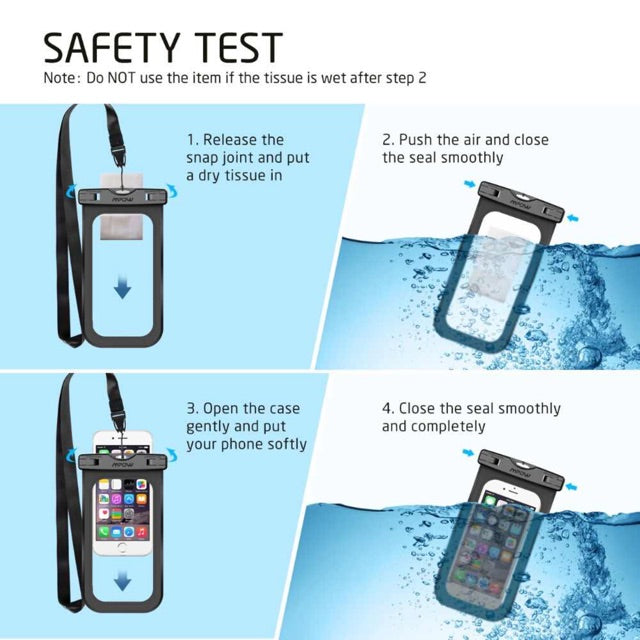 Waterproof Phone Cover with Strap